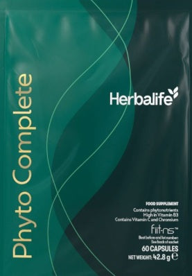 Phyto Complete refill sachet containing 60 plant extract capsules
