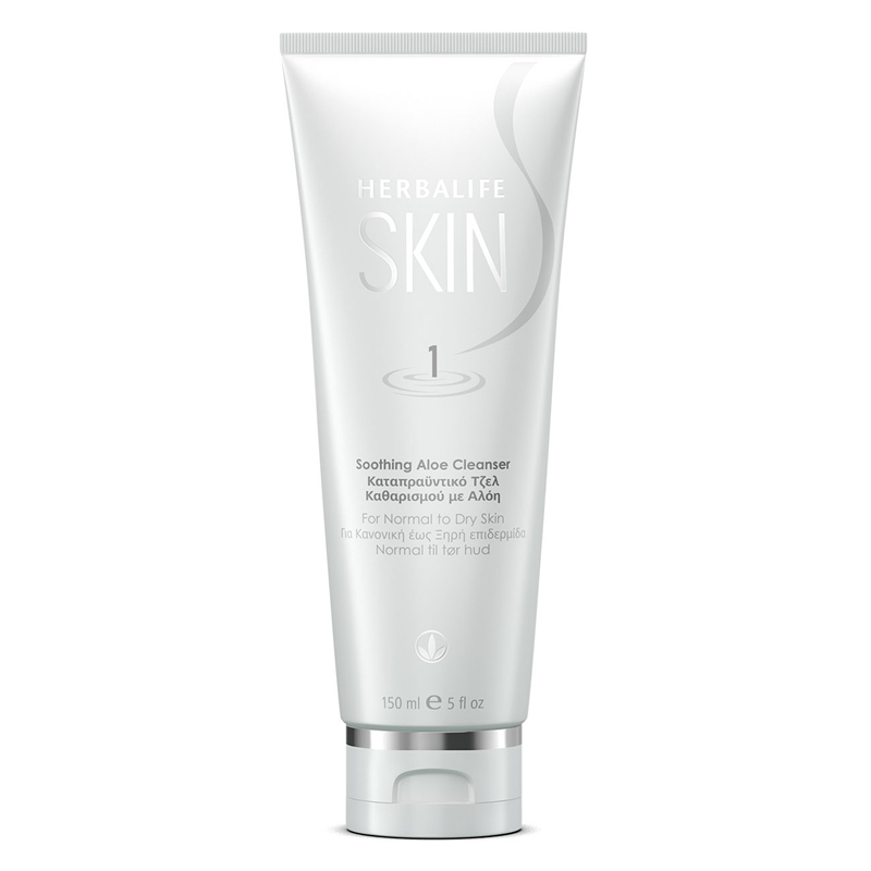 Herbalife SKIN Soothing Aloe Cleanser 150 ml bottle, aloe vera face wash