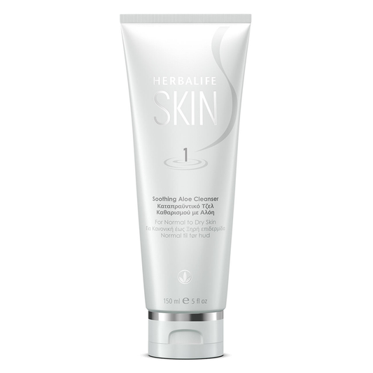Herbalife SKIN Soothing Aloe Cleanser 150 ml bottle, aloe vera face wash