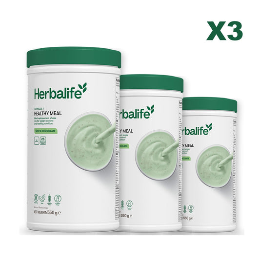 Three Formula 1 shake tubs led by Mint Chocolate, plus two flavours you choose, Mint Chocolate / Mint Chocolate