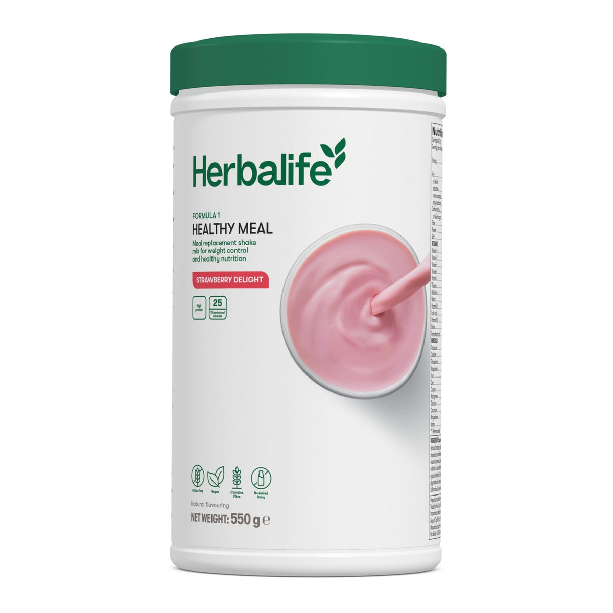 Formula 1 Healthy Meal nutritional shake Banana Cream flavour, 550 g tub, Strawberry Delight