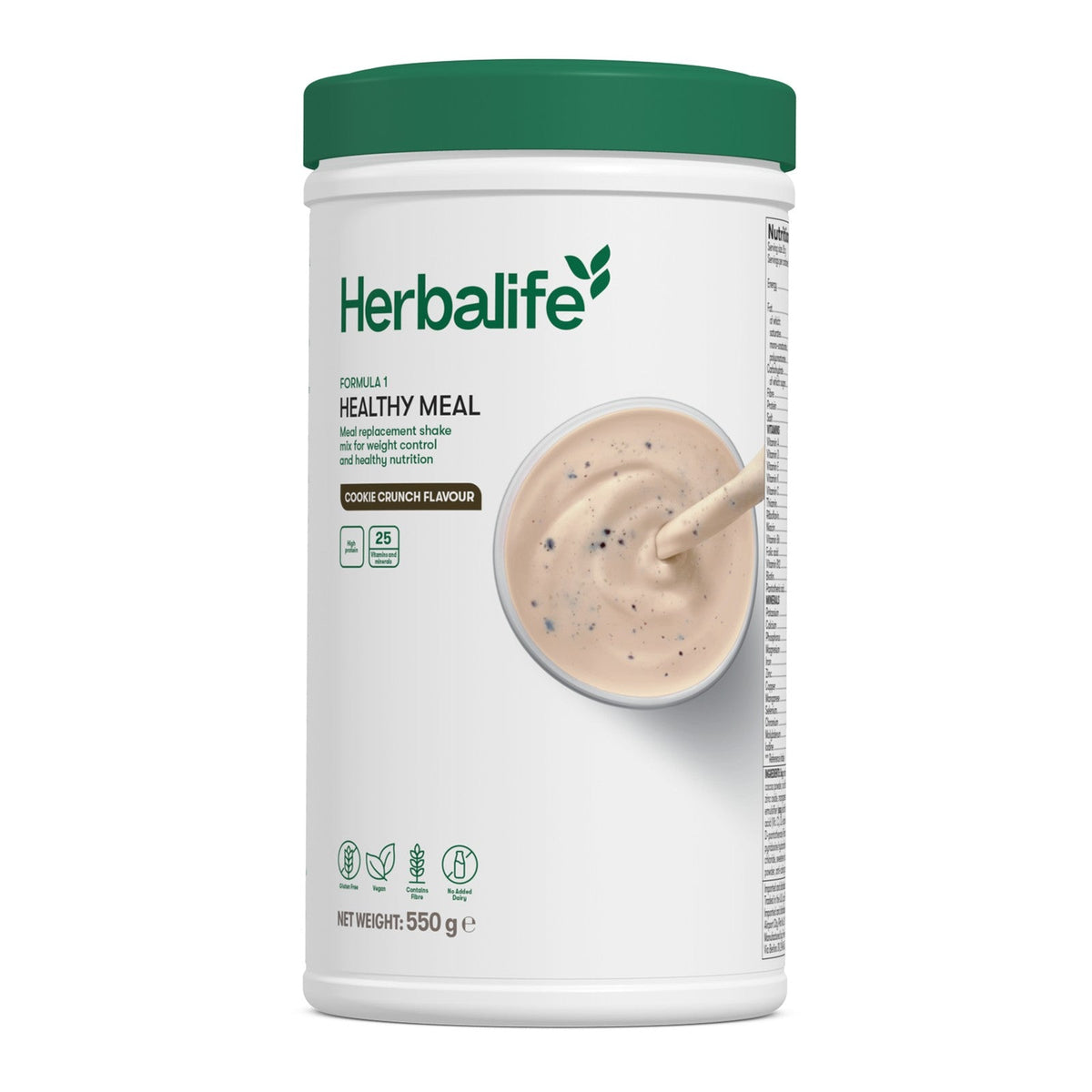 Formula 1 Healthy Meal nutritional shake Banana Cream flavour, 550 g tub, Cookie Crunch