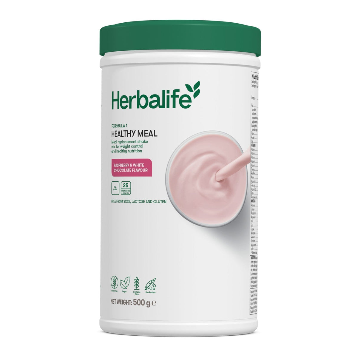 Formula 1 Healthy Meal nutritional shake Banana Cream flavour, 550 g tub, Free From raspberry & white chocolate