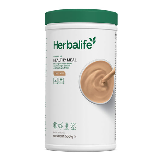 Formula 1 Healthy Meal nutritional shake Cafe Latte flavour, 550 g tub, Cafe Latte