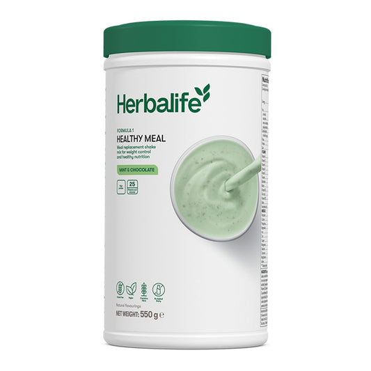 Formula 1 Healthy Meal nutritional shake Mint and Chocolate flavour, 550 g tub, Mint & Chocolate