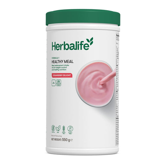 Formula 1 Healthy Meal nutritional shake Strawberry Delight flavour, 550 g tub, Strawberry Delight