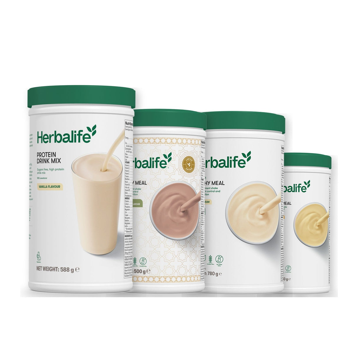 Formula 1 Dubai Style Chocolate shake tub with two chosen flavours and Protein Drink Mix vanilla tub, Vanilla (Large 780g) / Banana Cream