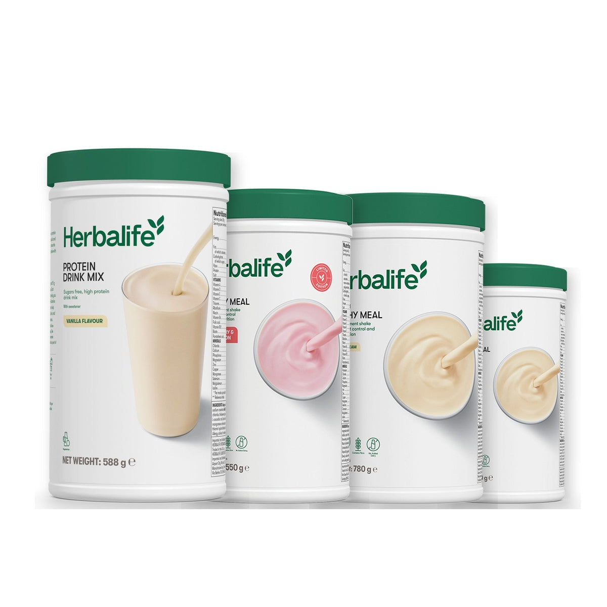Formula 1 Strawberry Watermelon shake tub with two chosen flavours and Protein Drink Mix vanilla tub, Vanilla (Large 780g) / Vanilla