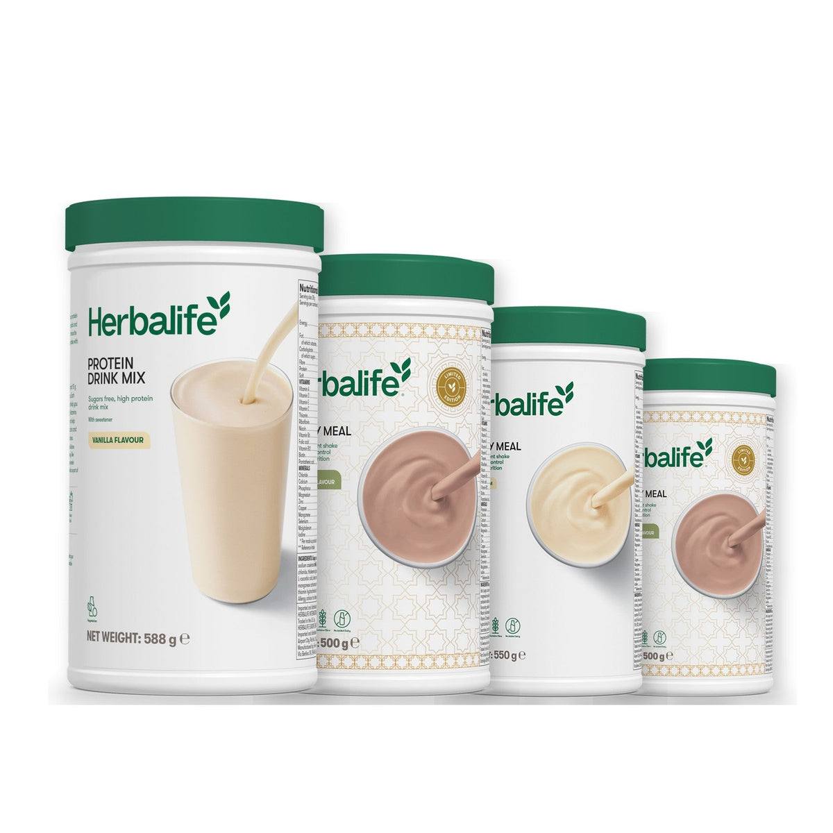 Formula 1 Dubai Style Chocolate shake tub with two chosen flavours and Protein Drink Mix vanilla tub, Vanilla / Dubai Style Chocolate