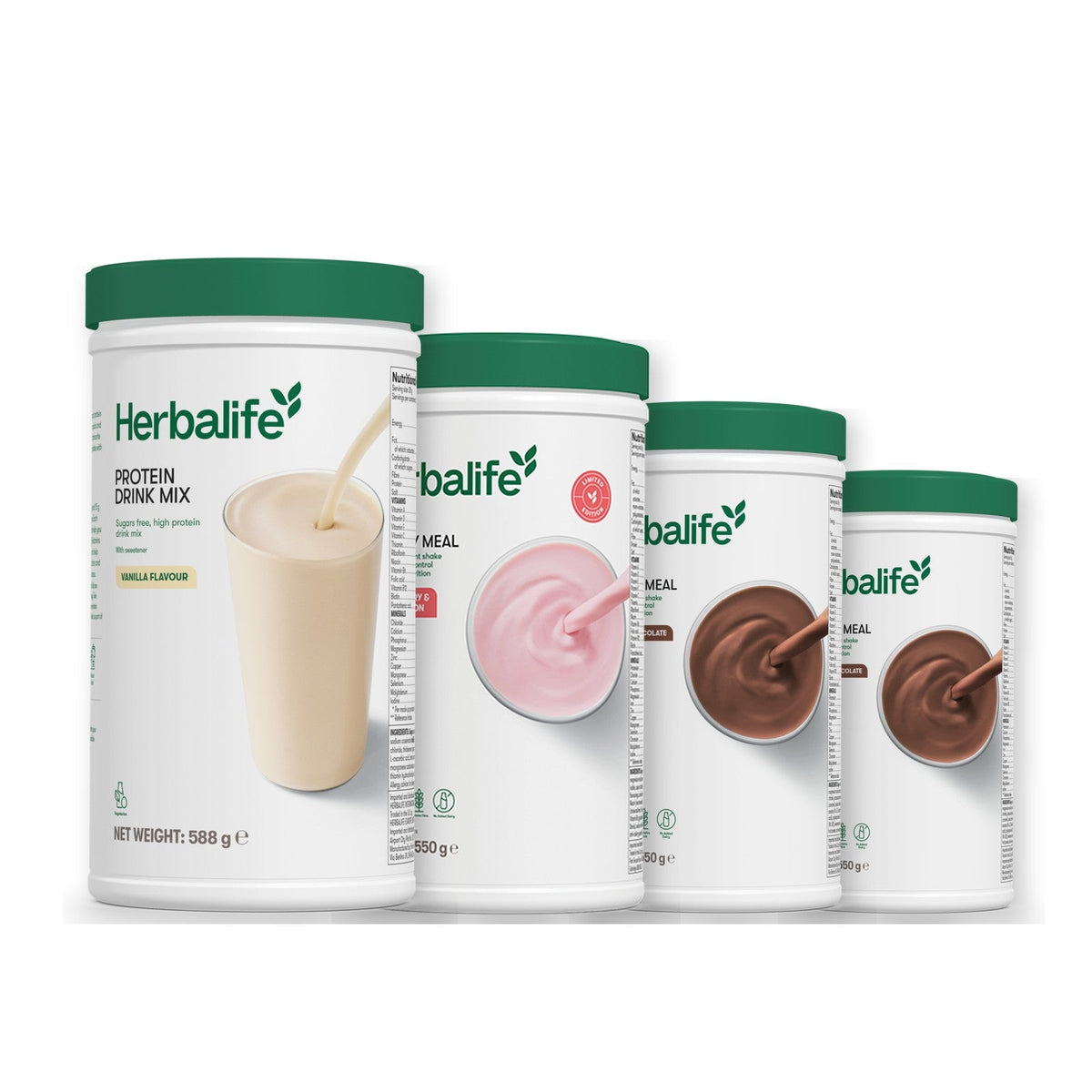 Formula 1 Strawberry Watermelon shake tub with two chosen flavours and Protein Drink Mix vanilla tub, Chocolate / Chocolate