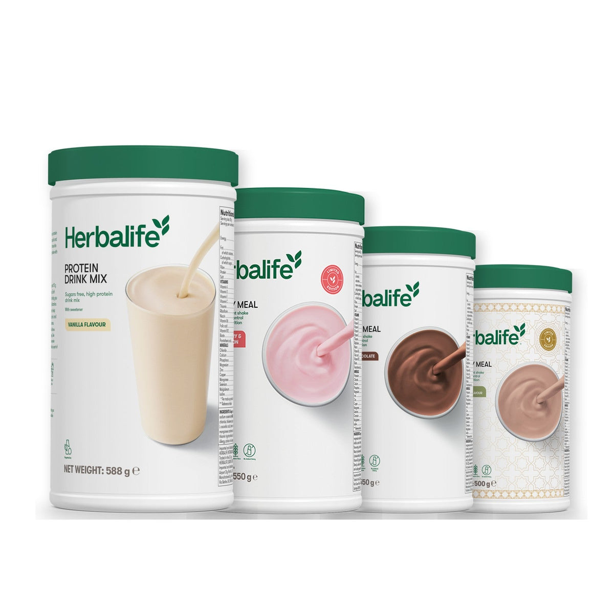 Formula 1 Strawberry Watermelon shake tub with two chosen flavours and Protein Drink Mix vanilla tub, Chocolate / Dubai Style Chocolate